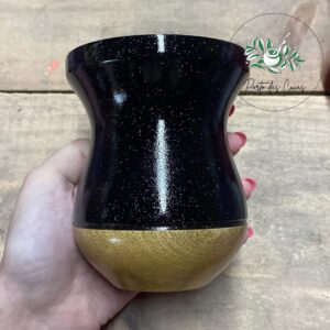 Bicolor - Preto com Glitter