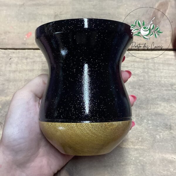 Bicolor - Preto com Glitter