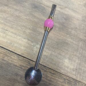 Bomba Inox - Aplique Rosa