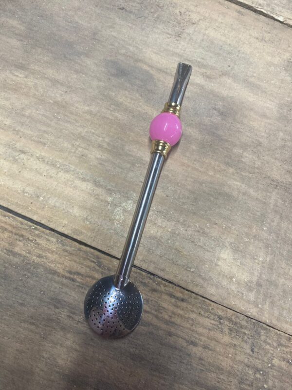 Bomba Inox - Aplique Rosa