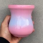 Cuia bago - Rosa bebê - Azul bebê - Rosa bebê - C35-LG