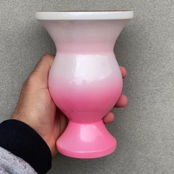 Taça - Branco Perolado/Rosa Bebê Perolado