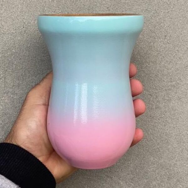 Canudo - Azul Céu / Rosa Bebê