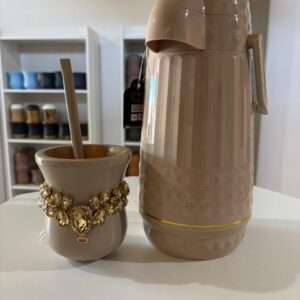 kit termica valentina (nude claro) cuia/bomba/choker