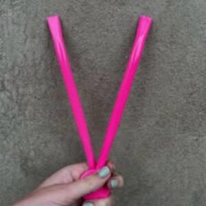 Bomba colorida rosa neon