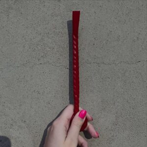 Bomba Trançada Vermelha