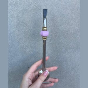 Bomba Aplique Pedra Lilas