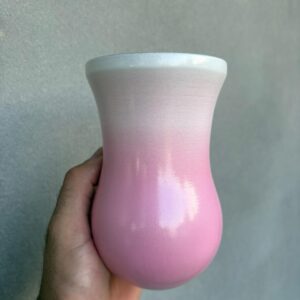 Canudo Branca / Rosa Bb Perolado