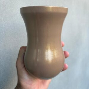 Canudo Nude Escuro Perolado